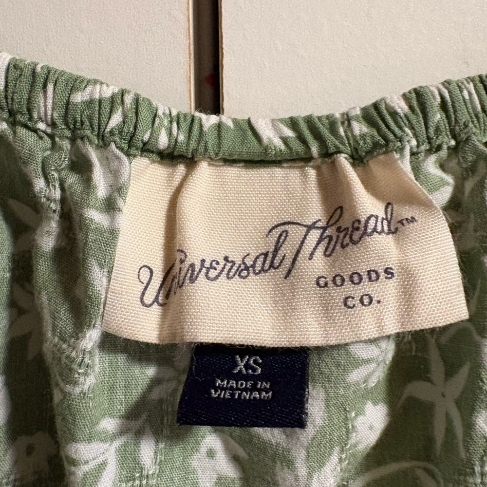Universal Threads Green Floral Women's Dress - Picture 3 of 7